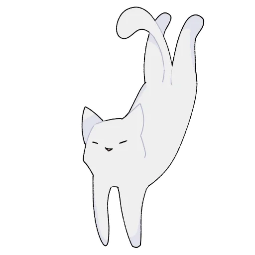 😌 Стикер «Cat >D» для Telegram