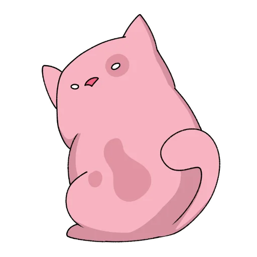 🐽 Стикер «Cat >D» для Telegram