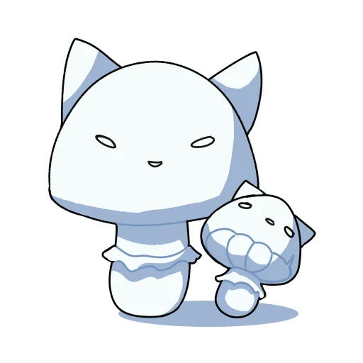 🍄 Стикер «Cat >D» для Telegram