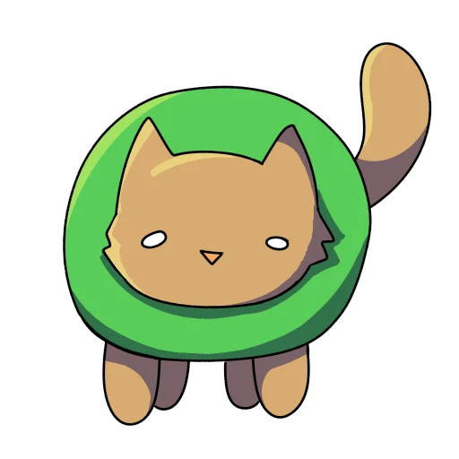 😶 Стикер «Cat >D» для Telegram