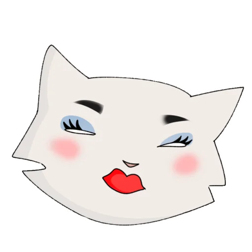 💄 Стикер «Cat >D» для Telegram