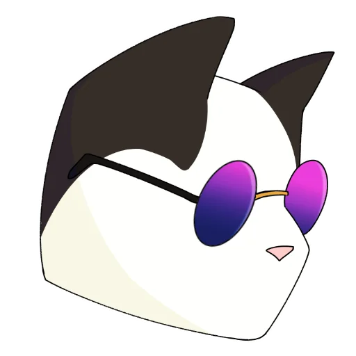 😎 Стикер «Cat >D» для Telegram