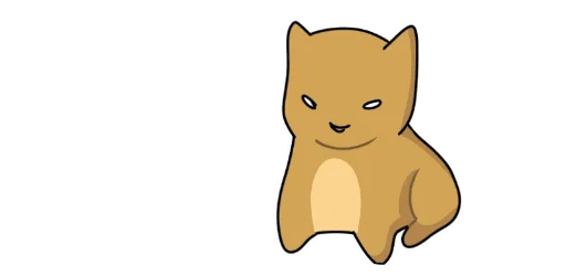 😶 Стикер «Cat >D» для Telegram