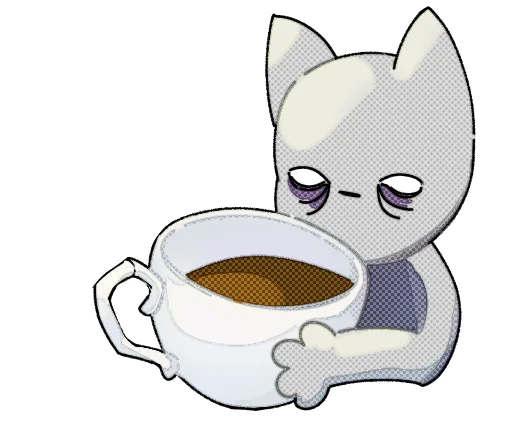 🌞 Стикер «Cat >D» для Telegram