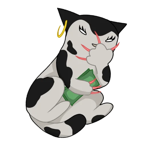 😭 Стикер «Cat >D» для Telegram