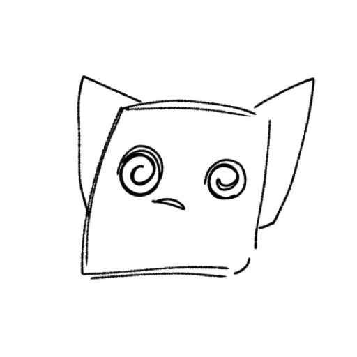 😵‍💫 Стикер «Cat >D» для Telegram