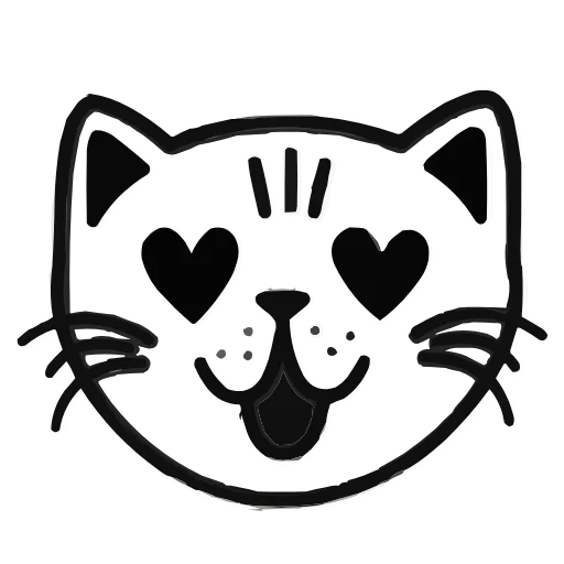 Стикер 8 Котятки адаптив, для фона профиля