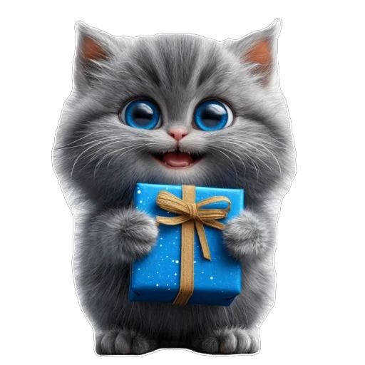 🎁 Стикер «Котенок» для Telegram