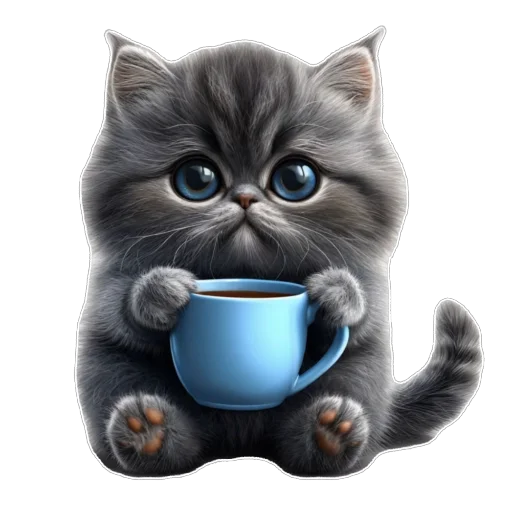 ☕️ Стикер «Котенок» для Telegram