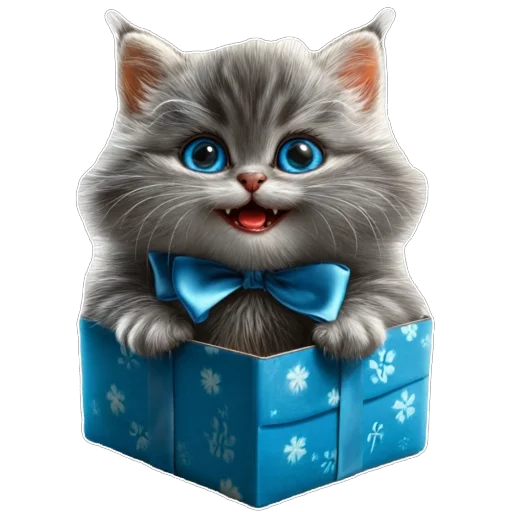 🎁 Стикер «Котенок» для Telegram