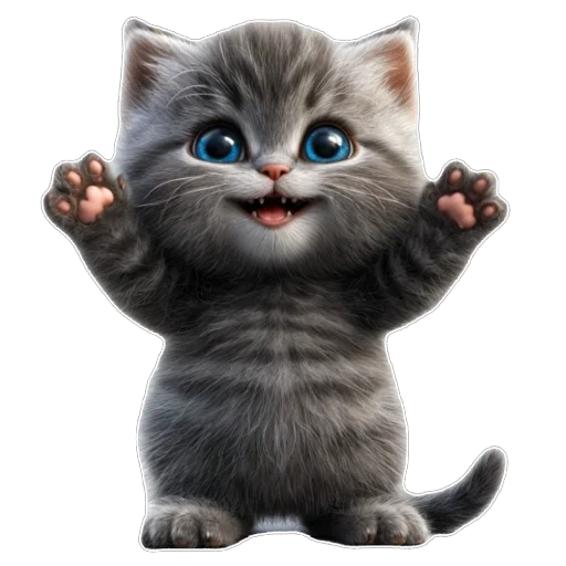 🤗 Стикер «Котенок» для Telegram