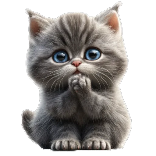 😊 Стикер «Котенок» для Telegram