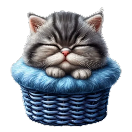 😴 Стикер «Котенок» для Telegram