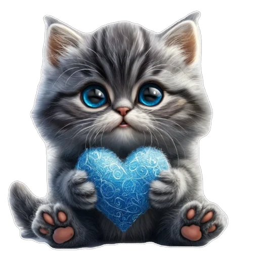 ❤ Стикер «Котенок» для Telegram