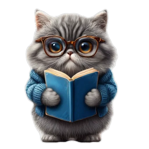 📖 Стикер «Котенок» для Telegram