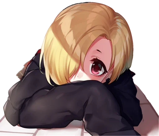 Стикерпак Koume Shirasaka для Telegram