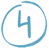 4⃣ Эмодзи «Синие буквы, цифры, значки» для Telegram