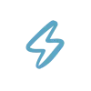 ⚡ Эмодзи «Синие буквы, цифры, значки» для Telegram