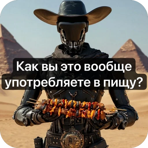 🗺 Стикер «Ковбой» для Telegram