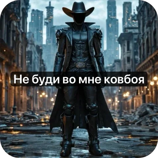 😤 Стикер «Ковбой» для Telegram