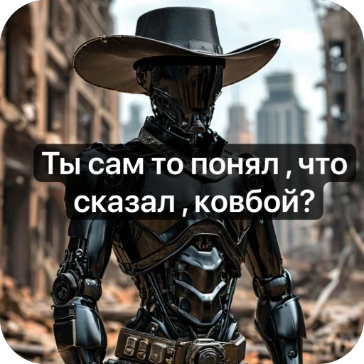 🎩 Стикер «Ковбой» для Telegram