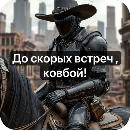 🤠 Стикер «Ковбой» для Telegram