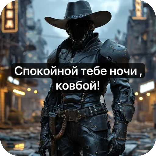 🥰 Стикер «Ковбой» для Telegram