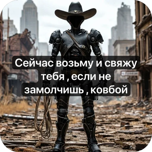 😩 Стикер «Ковбой» для Telegram