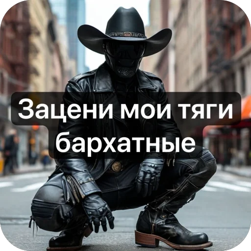 👞 Стикер «Ковбой» для Telegram