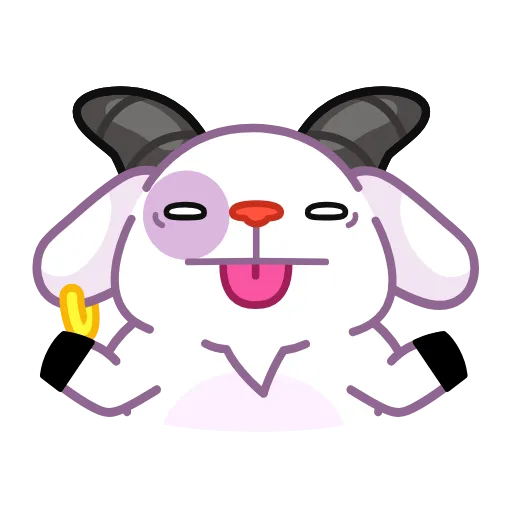 🤩 Стикер «Козёл» для Telegram