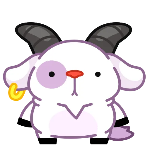 🤩 Стикер «Козёл» для Telegram