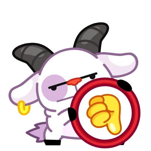 🤩 Стикер «Козёл» для Telegram