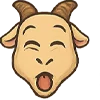 😛 Эмодзи «Козел» для Telegram