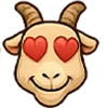😍 Эмодзи «Козел» для Telegram