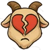 ❤️ Эмодзи «Козел» для Telegram