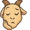 🤔 Эмодзи «Козел» для Telegram
