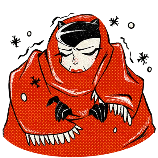 🥶 Стикер «Козетта Без Текста» для Telegram