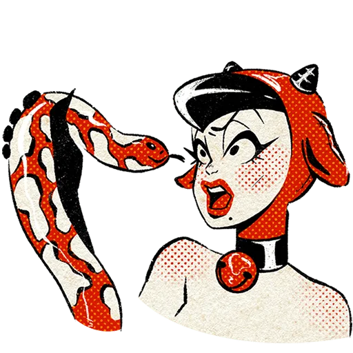 🐍 Стикер «Козетта Без Текста» для Telegram