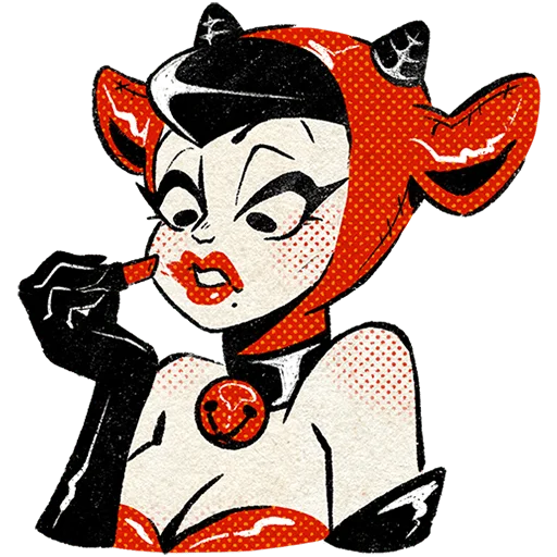 💄 Стикер «Козетта Без Текста» для Telegram