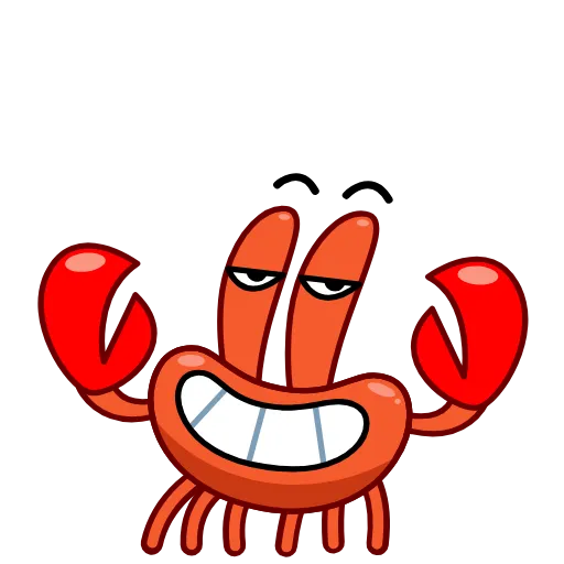 Стикерпак Krab для Telegram — скачать