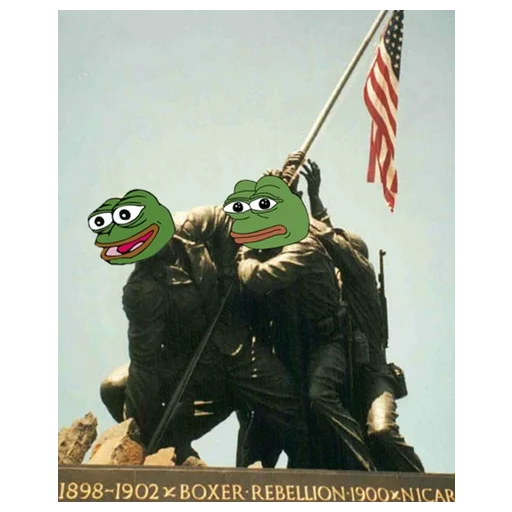 🇺🇸 Стикер «Krac Pepes» для Telegram