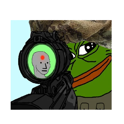 🔭 Стикер «Krac Pepes» для Telegram