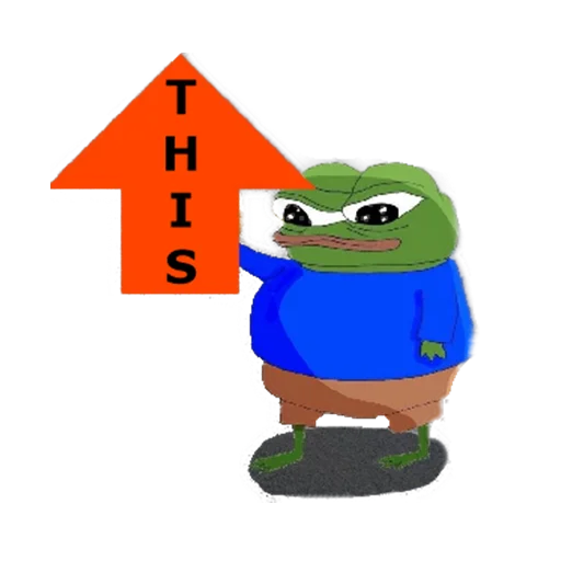 👆 Стикер «Krac Pepes» для Telegram