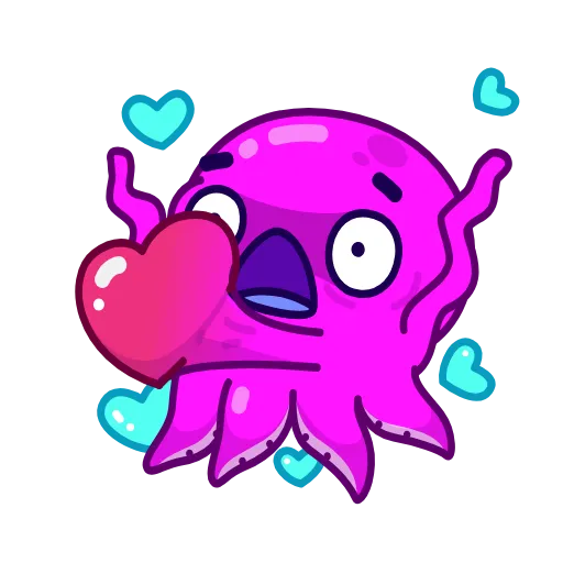 ❤️ Стикер «Kraken» для Telegram