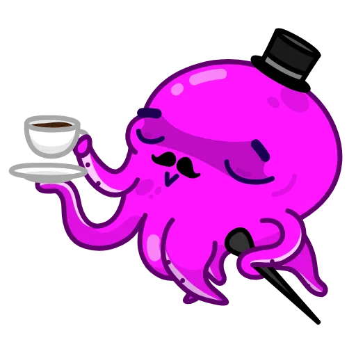 🎩 Стикер «Kraken» для Telegram