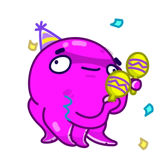 🥳 Стикер «Kraken» для Telegram