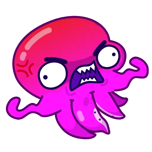 😡 Стикер «Kraken» для Telegram