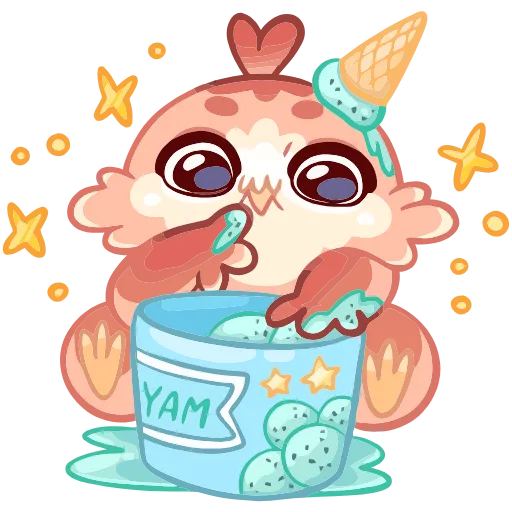 🍦 Эмодзи «Кралечка» для Telegram