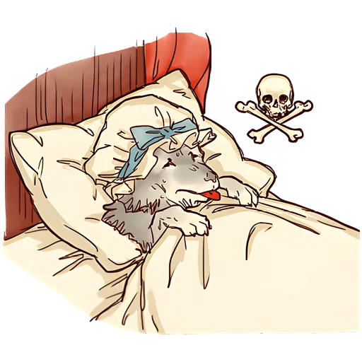 😴 Стикер «Красная шапочка» для Telegram