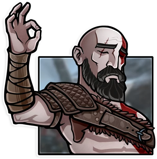 👌 Стикер «God of War» для Telegram